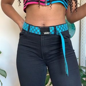 Vans Blue Checkered Y2K Belt